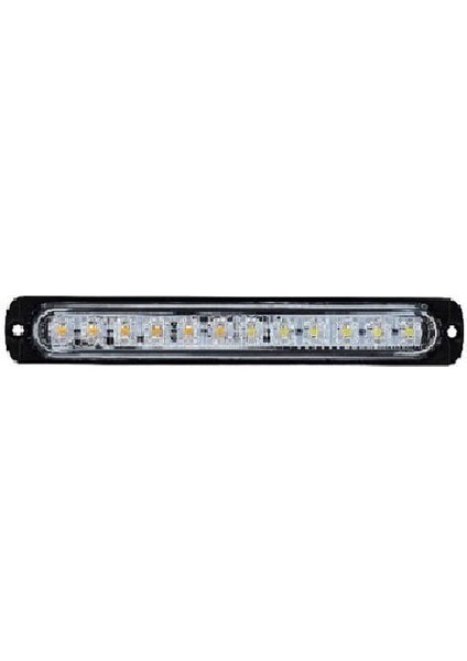 Tekne Karavan Iç Aydınlatma 12 LED Su Geçirmez Beyaz Slim Model