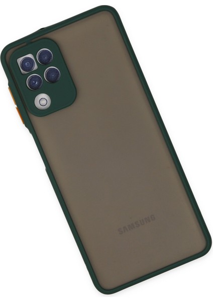 Samsung Galaxy M22 Kılıf Montreal Silikon Kapak - Yeşil 277097