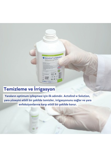 Yara Iyileştirme Jeli/ Solüsyonu+Actomins Woun-Vit Yara Iyileşme Sürecinde Beslenme Desteği 3'lü Set
