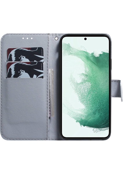 Samsung Galaxy M13 4g Için Deri Koruyucu Kılıf, Şık Desen Baskı Telefon Kapağı Katlanabilir Stand Cüzdan Kabuk Alanı (Yurt Dışından) fiyatları