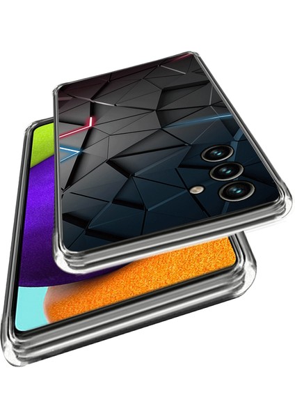 Samsung Galaxy A14 Için 5g Desen Baskı Imd Yumuşak Tpu Kasası Kayaktan Dayanıcı Koruyucu Telefisi Kapak Üçgen (Yurt Dışından)