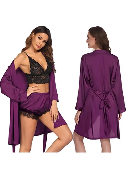 Şort, Bralet, Sabahlık Takımı Fantezi Kostüm Fantezi Giyim Gecelik