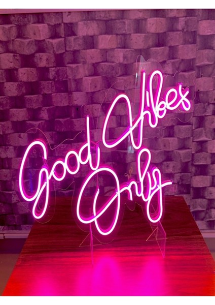 Good Vibes Only Yazılı Neon Tabela fiyatları
