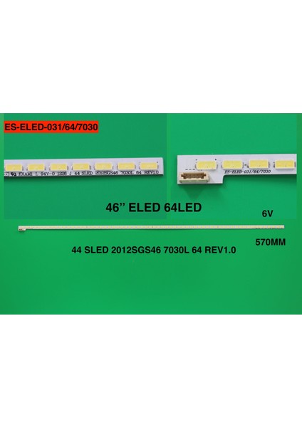 LCD LED-848 1 Li ÇUBUK-7020PKG 60EA -40TF6027B 40TF6025 40SE8500 10095479-ELED014-WİNKEL