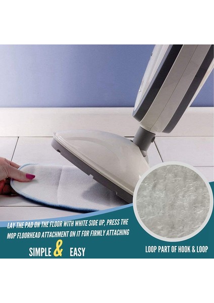 8 Paket Yedek Buharlı Paspas Temizleme Pedleri Vax S85-CM Buharlı Mikrofiber Temizlik Paspas Pedleri Temizleyici (Yurt Dışından) fırsatları