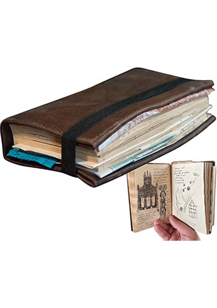 1 Adet Renk: Resimde Gösterildiği Gibi Malzeme: Deri + Kağıt Indiana Jones Kutsal Kase Günlüğü Pervane Kopyası 17*10.5cm Opp Torba Ambalajı (Yurt Dışından) modelleri