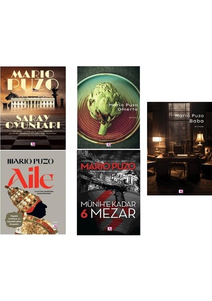 Baba - Aile - Omerta - Saray Oyunları - Münih’e Kadar 6 Mezar 5 Kitap - Mario Puzo