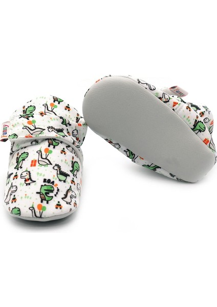 Kaydırmaz Taban Organik Cırt Cırtlı Bebek Panduf Terletmeyen Yumuşak Sevimli Figürlü Rahat Esnek fiyatları