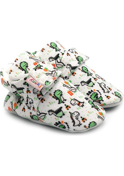 Kaydırmaz Taban Organik Cırt Cırtlı Bebek Panduf Terletmeyen Yumuşak Sevimli Figürlü Rahat Esnek modelleri