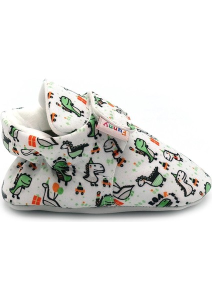 Kaydırmaz Taban Organik Cırt Cırtlı Bebek Panduf Terletmeyen Yumuşak Sevimli Figürlü Rahat Esnek fırsatları