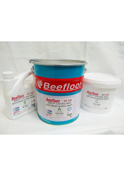 Epoksi Zemin Kaplama Self Leveling (3komponentli) Düz Yüzey