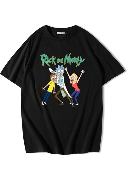 Unisex Oversize Rick And Morty T-Shirt