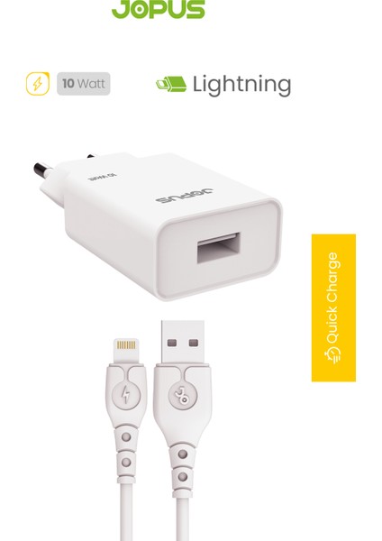 iPhone Lightning JO-S05 Stable 2A 10 Watt Sarj Cihazi