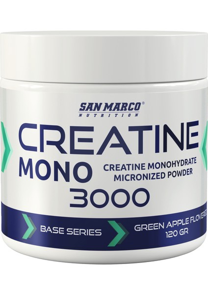 Kreatin %100 Mikronize Yeşil Elma Aromalı 120 gr