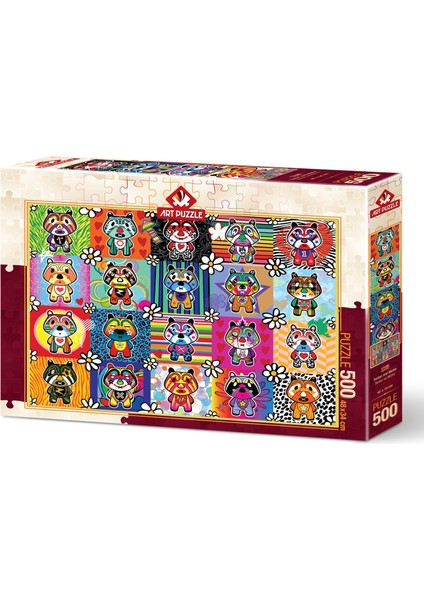 Tantan ve Momo 500 Parça Puzzle