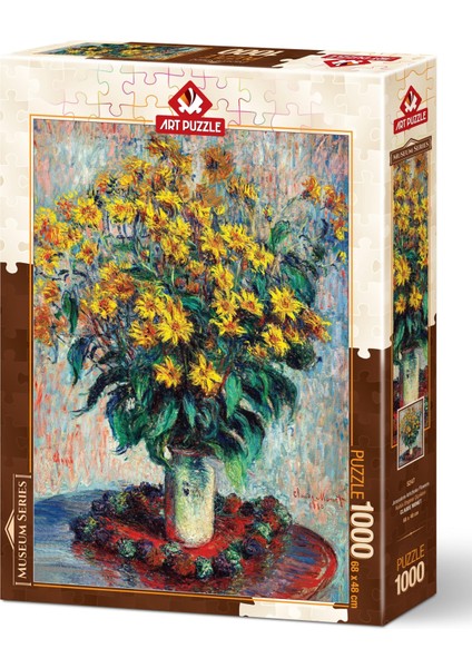 Kudüs Enginar Çiçekleri, Claude Monet 1000 Parça Puzzle