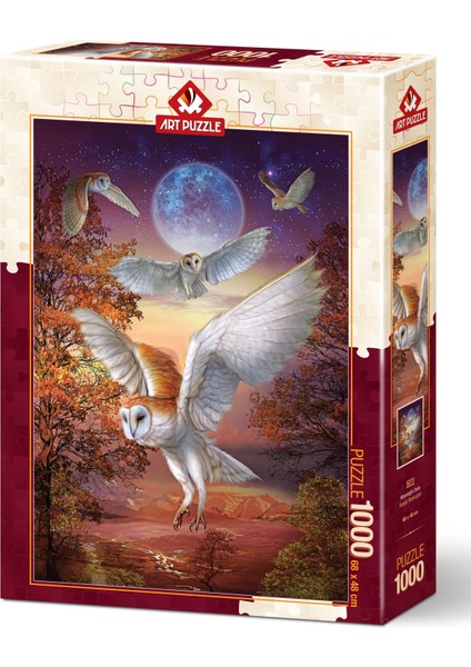 Ayışığı Baykuşları 1000 Parça Puzzle