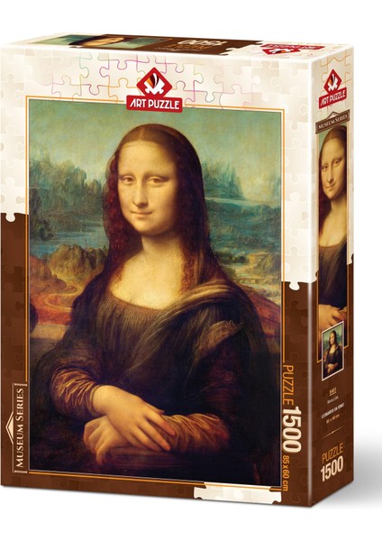 Mona Lisa, Leonardo Da Vinci 1500 Parça Puzzle