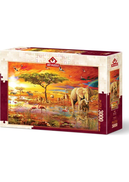 Afrika Safari 3000 Parça Puzzle