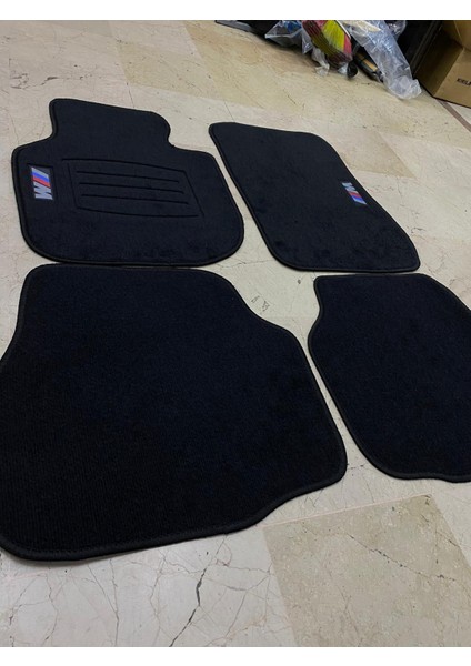 Bmw E30 E36 E46 E90 E92 M Logolu Siyah Halı Paspas Takımı