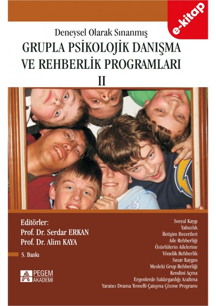 Deneysel Olarak Sınanmış Grupla Psikolojik Danışma ve Rehberlik P