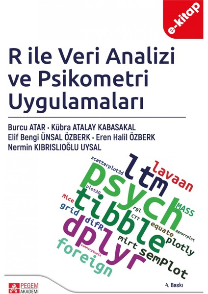 R ile Veri Analizi ve Psikometri Uygulamaları (e-kitap)