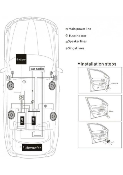 2 Adet Araba 1000 W Subwoofer Hoparlör Otomotiv Stereo Ses Süper Güç Yüksek Sesle Dome Tweeter Hoparlör Golf Bmw Tesla Passat Için (Yurt Dışından) modelleri