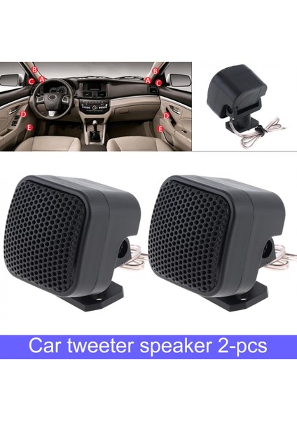 2 Adet 500 W Evrensel Yüksek Verimli Mini Araba Tweeter Hoparlörler Oto Korna Ses Müzik Stereo Hoparlör Araba Ses Sistemi Için (Yurt Dışından)