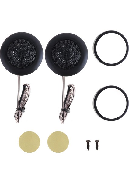 1 Takım Tweeter Hoparlörler Tweeter'lar Hifi Araba Tweeter Araba Ses Siyah T-120 Dome Tweeter Hoparlör Stereo Tiz Için Araba Hoparlör (Yurt Dışından)