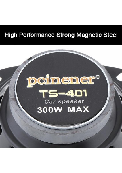 1 Parça 12V 4 Inç 300W Araba Koaksiyel Hoparlör Araç Kapı Oto Ses Müzik Stereo Tam Aralık Frekans Hifi Hoparlörler (Yurt Dışından) fırsatları