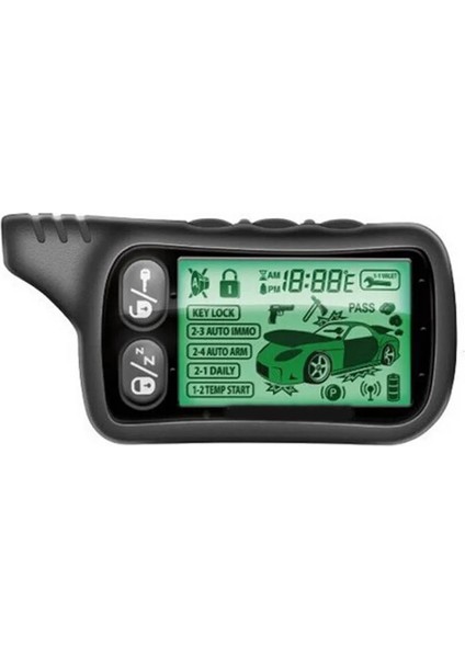 Rus Versiyonu TZ9030 Için 2 Yönlü Tz 9030 Uzaktan Kumanda Anahtarlık Iki Yönlü Araba Alarm Sistemi Tomahawk TZ-9030 Anahtarlık (Yurt Dışından)