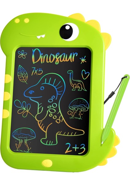 LCD Yazı Tahtası Çocuk Oyuncakları 8.5 Inç Grafiti Kurulu Elektronik Çizim Tahtasında Öğrenme ve Eğitim Dinozor Oyuncak Erkek ve Kız Doğum Günü Hediyesi Dinozor (Yurt Dışından)