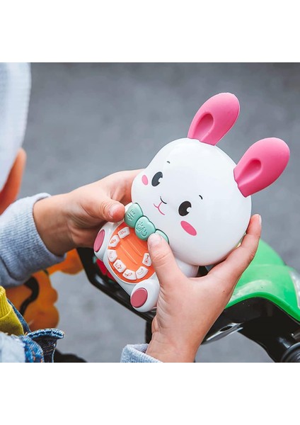 Bebek Müzikli Oyuncak Paskalya Tavşanı, Diş Kaşıyıcı Kulaklı, Işıklı, Sesli ve Ayarlanabilir Ses Seviyesi, 18 Ay ve Üzeri Çocuklar Için Doğum Günü Hediyesi (Yurt Dışından)