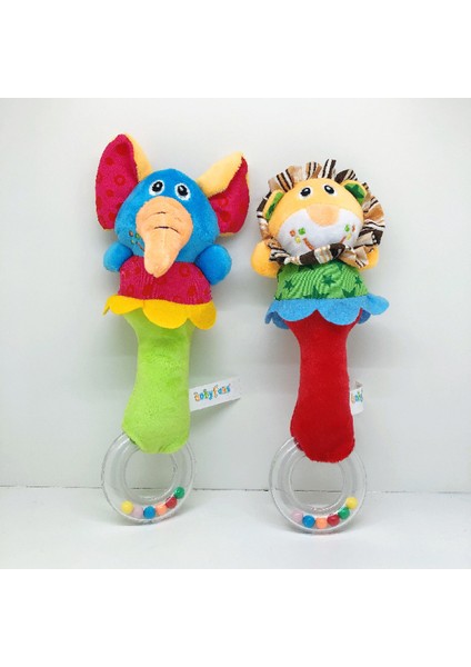 Bebek Yumuşak Çıngıraklar Çalkalayıcı, Bebek Gelişimsel El Kavrama Bebek Oyuncakları, 3 6 9 12 Ay Boyunca Sesli Sevimli Doldurulmuş Hayvan (Yurt Dışından) fiyatları