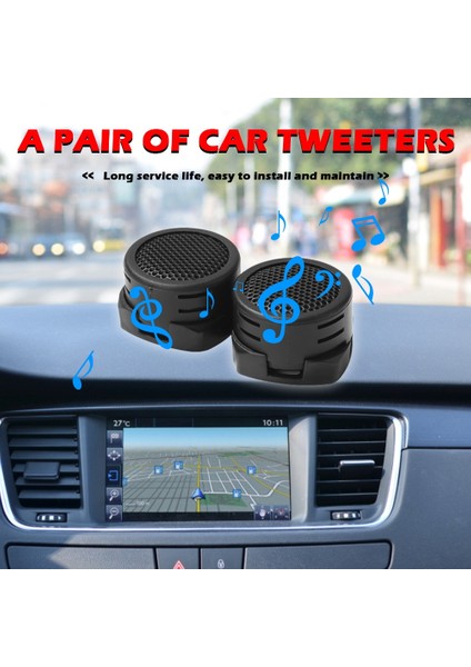 Araba Ses Araba Yüksek Frekans Araba Otomotiv Stereo Ses Hoparlörler Için Araba Ses Süper Güç Loud Dome Stereo Tweeter Hoparlörler (Yurt Dışından) fiyatları