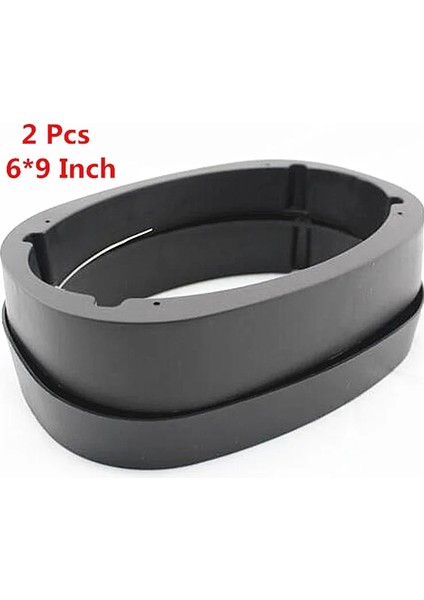 2 Adet Araba Ses Modifiye 6x9 Inç Hoparlör Aksesuarları Düz ​​oval Eğimli Su Geçirmez Plastik Ped Yıkayıcı Kurulum Derinliği (Yurt Dışından)