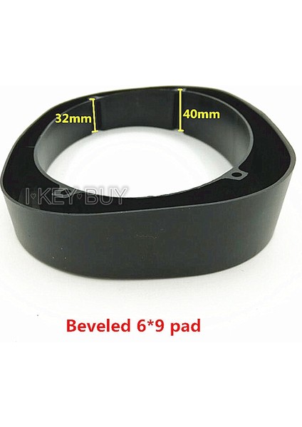 2 Adet Araba Ses Modifiye 6x9 Inç Hoparlör Aksesuarları Düz ​​oval Eğimli Su Geçirmez Plastik Ped Yıkayıcı Kurulum Derinliği (Yurt Dışından) fırsatları