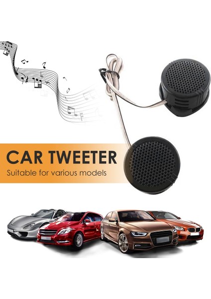 Çok Fonksiyonlu Araba Dome Tweeter Hoparlör Pratik Dayanıklı Klasik 500W 4ohm Yüksek Frekanslı Hoparlör Evrensel (Yurt Dışından)