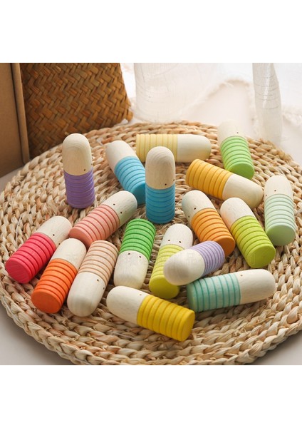 18 Takım Mini Ahşap Bebek Figürleri Yapı Istifleme Blokları Istifleyici Oyunu Renk Sayma Bebek Geliştirme Dıy Yaratıcı Oyuncak Bebek Sivri (Yurt Dışından) fiyatları
