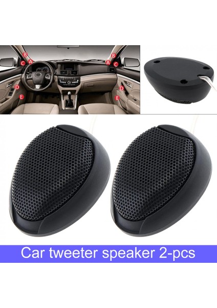 1 Çift Evrensel 1000W 12V Metal + Plastik Yüksek Verimli Mini Araba Dome Tweeter Araba Ses Sistemi Için Hoparlörler (Yurt Dışından)