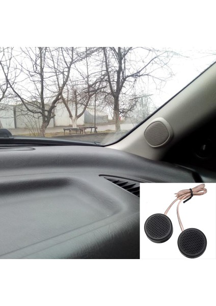 2x 500W Hoparlör Yüksek Verimli Mini Dome Tweeter Hoparlör Süper Güçlü Ses Ses Klaxon Tonu (Yurt Dışından) fiyatları