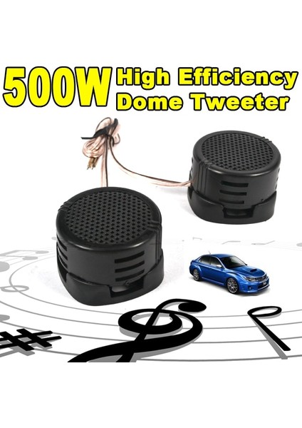 Kebidumei Yeni 2 Adet 500 W Araba Mini Dome Tweeter Hoparlör Yüksek Pitch Hoparlör Araba Için Süper Güç Ses Otomatik Ses Hoparlör (Yurt Dışından)