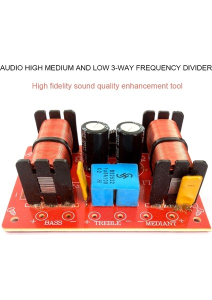 1 Adet 150 W 3 Yollu Ses Hoparlör Crossover Tiz Orta Kademe Bas Bağımsız Crossover Hifi Ev Hoparlörleri Filtre Frekans Bölücü (Yurt Dışından)