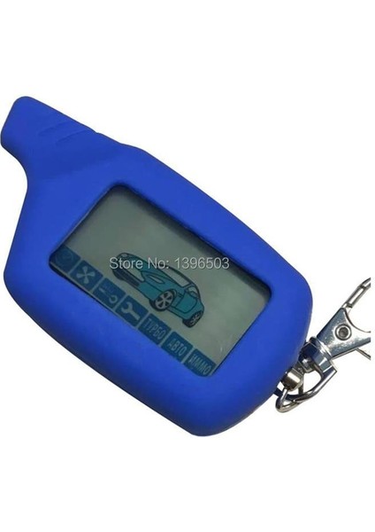 En Li A91 2 Yönlü LCD Uzaktan Kumanda Anahtarlık + Silikon Kılıf Iki Yönlü Araba Alarm Sistemi Için Starline A91 Anahtarlık (Yurt Dışından)