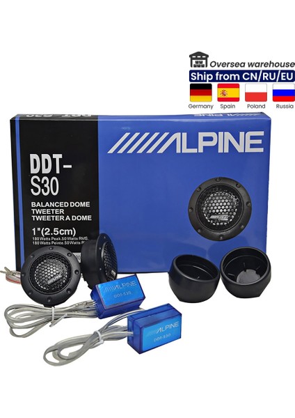 2 Adet Araba Tweeter Hoparlör 180 W 4ohm Ses 1 '' 2.5 Ipek Film Araba Modifikasyonu Için Yüksek Perde Araba Ses Modifikasyonu Universa (Yurt Dışından)