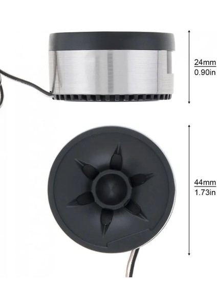 2 Adet 350 W Evrensel Mini Yüksek Verimli Dome Tweeter Hoparlörler Araba Ses Sistemi Için Hoparlör (Yurt Dışından)