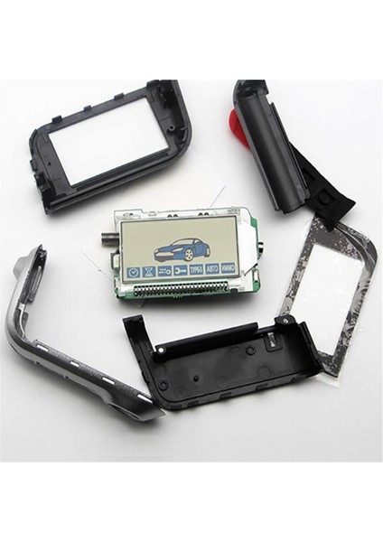 A93 Araba LCD Uzaktan Kumanda Anahtarlık Rus Starline A93 Iki Yönlü Araba Hırsız Alarm Sistemi Anahtarlık Fob (Yurt Dışından)