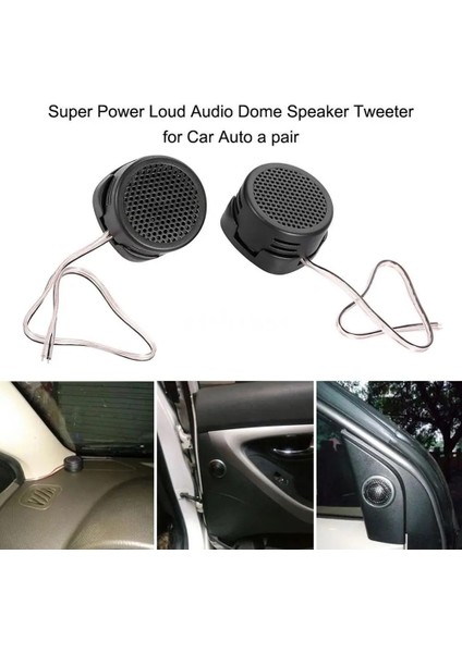 1 Pair Evrensel 500 W Oto Araba Araç Yüksek Güç Yüksek Ses Dome Hoparlör Tweeter Mini Araba Hoparlörü (Yurt Dışından)