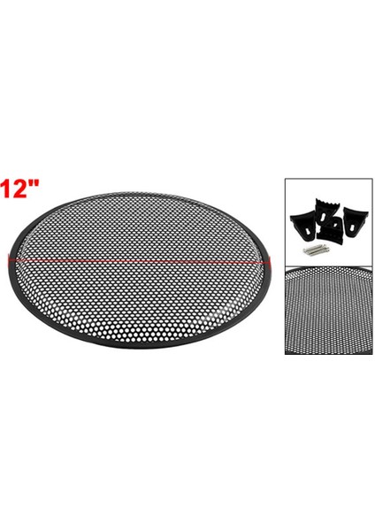 2 Adet 12 Inç Araba Ses Hoparlörü Subwoofer Grille Guard Koruyucu Kapak (Yurt Dışından) fiyatları