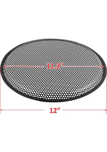 2 Adet 12 Inç Araba Ses Hoparlörü Subwoofer Grille Guard Koruyucu Kapak (Yurt Dışından) modelleri